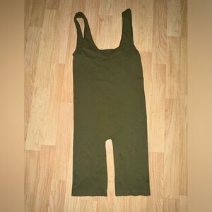 Free People onsie romper hunter green m/l